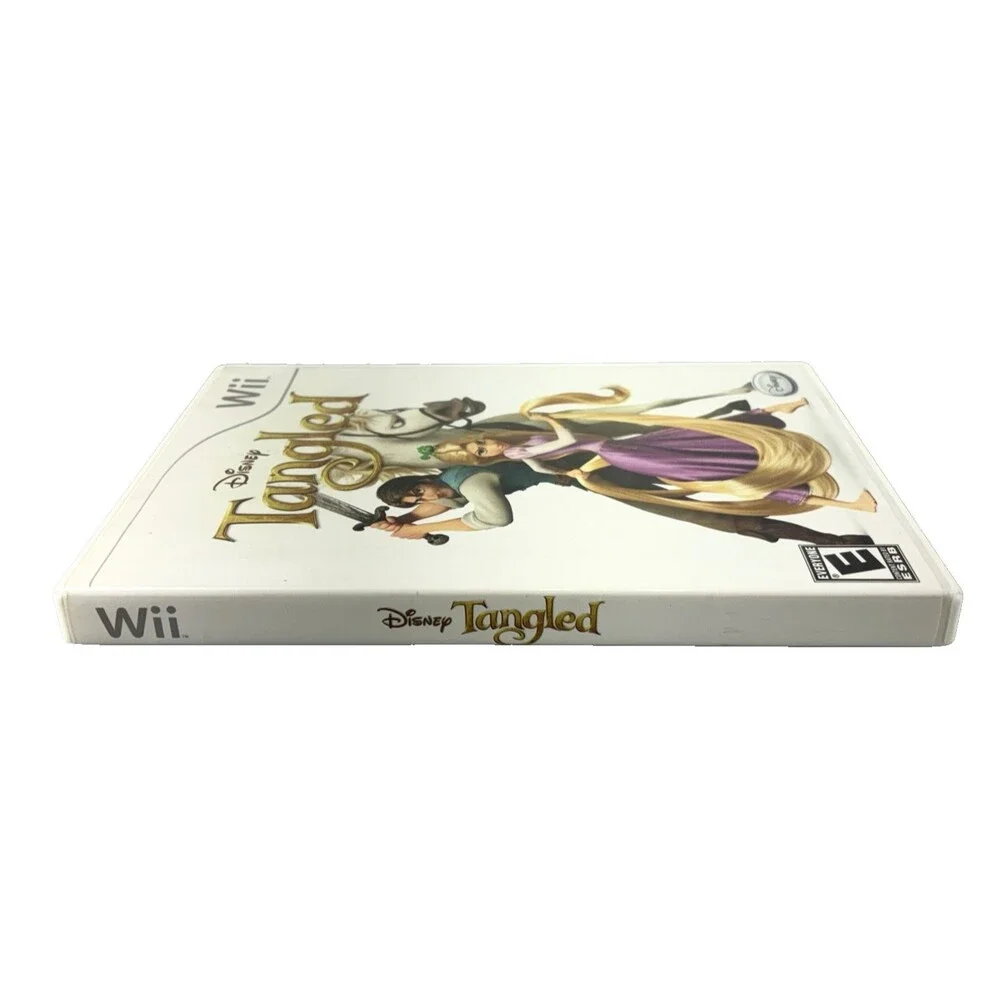 Disney Tangled 2006 Nintendo Wii Video Game Disc in Case Tested